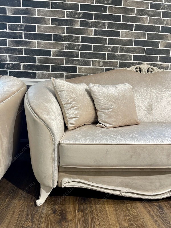 Диван Мокко 2х местный бежевый, французский раскладной механизм | изображение 10