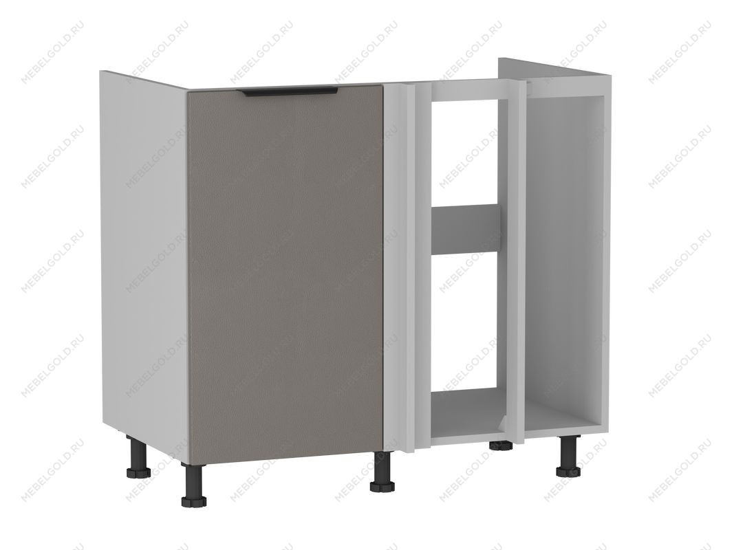 Стол под мойку угловой СМУ-100, Ватель (900*554*820) Экокожа Мокко, 23713