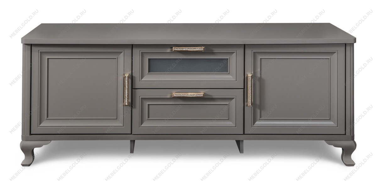 Тумба под телевизор Мокко серый камень | изображение 1