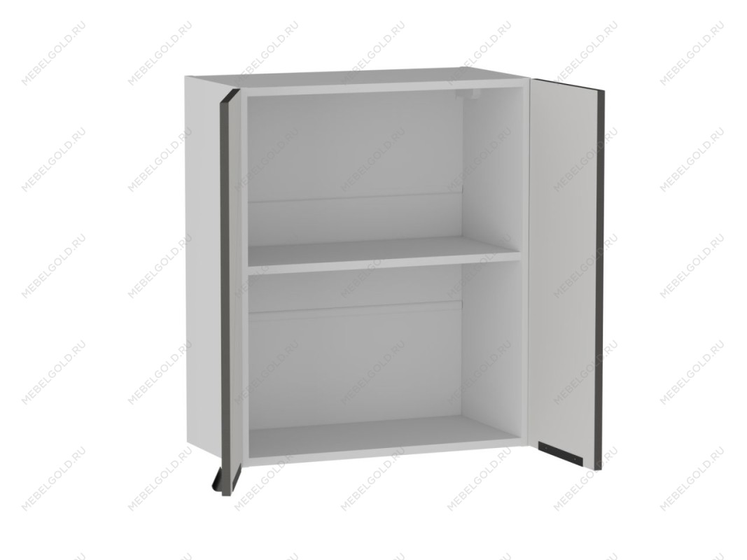 Шкаф ШГ-60 2-х дверный, Ватель (600*316*720) Экокожа Серый, 24546 | изображение 1