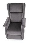Кресло Halmar AGUSTIN 2 раскладное (серый) | изображение 3