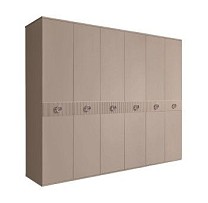 Шкаф 6-ти дв. Bogemia Fillini (Мокка/Хром) БМШ2/6(Fi)