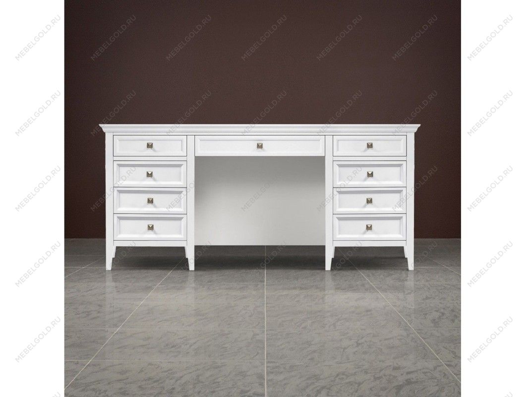 Стол письменный двухтумбовый Manhattan (Белый) | изображение 1