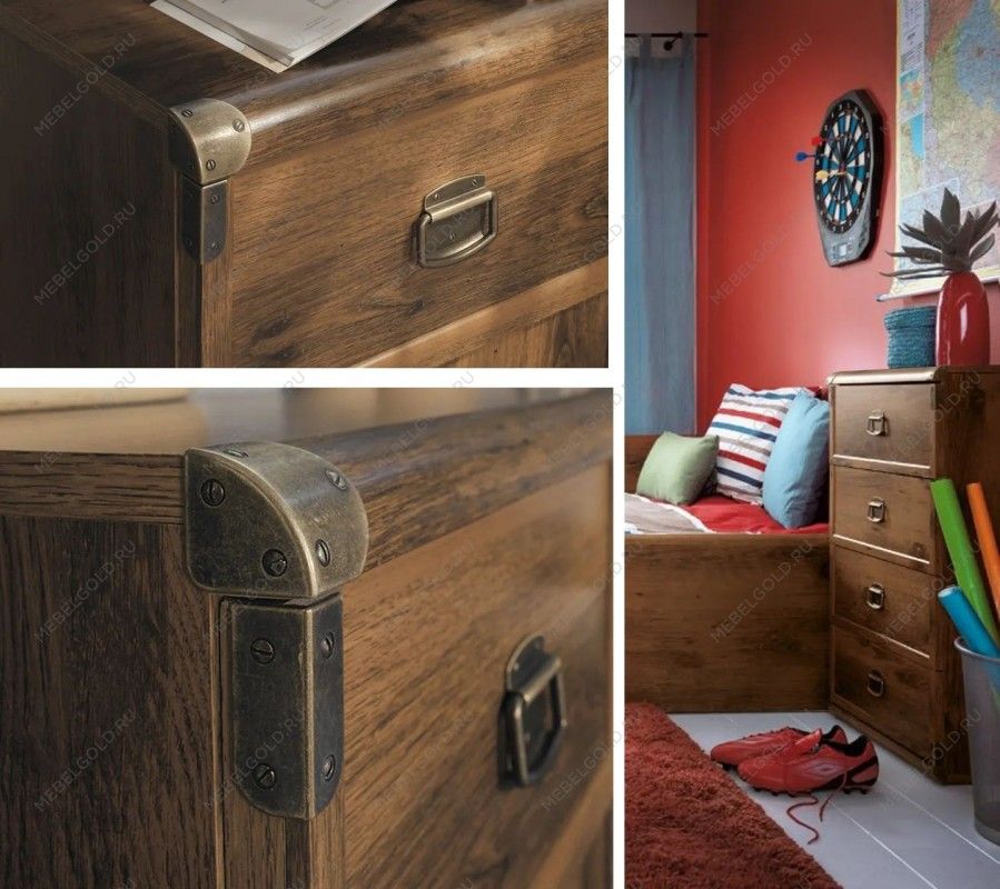 Лобня - Комод Индиана JKOM4S/50 дуб саттер | изображение 6