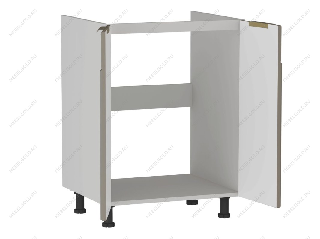 Стол под мойку СМ-60 2-х дверный, Берта (600*525*820) Мокко, 25115 | изображение 1