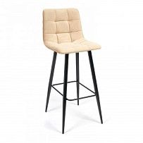 Стул барный CHILLY (mod.7095б) бежевый barkhat 5/черный