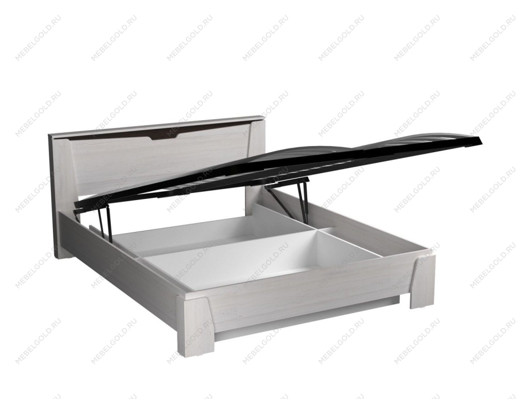 Кровать Люкс 1600 с подъемным механизмом, Гарда Prime (1674*2142*876), Дуб Винтерберг