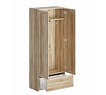 БРИМНЭС / СИРИУС Шкаф ИКЕА / IKEA для одежды 2 двери и 1 ящик сонома | изображение 2