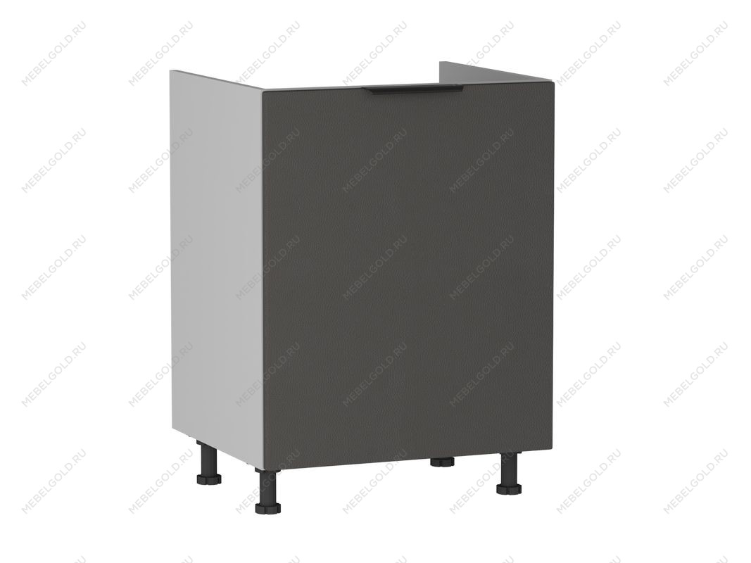 Стол под мойку СМ-60, Ватель (600*520*820) Экокожа Серый, 23309