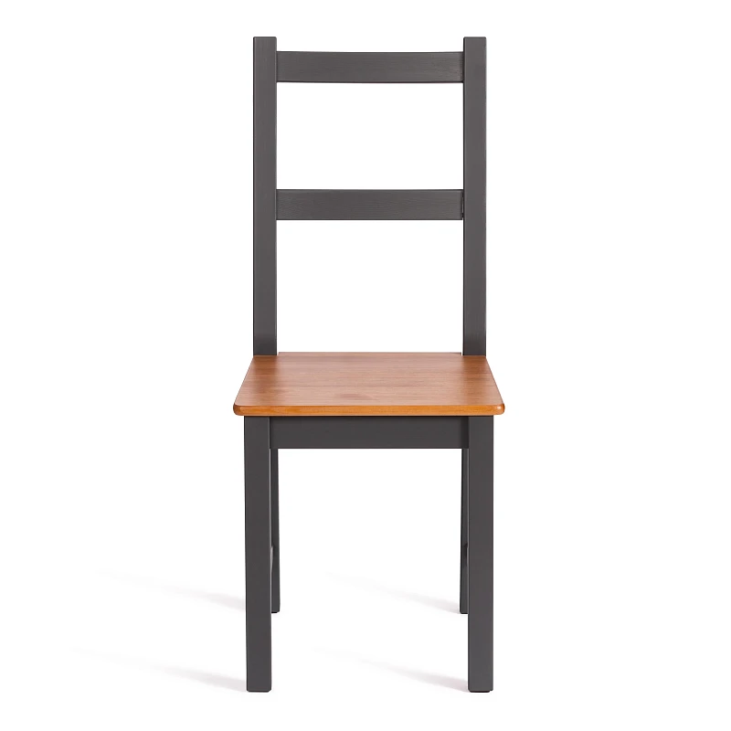 Стул Соната/Sonata chair, массив сосны, 41х50х95 см, антик /графит | изображение 4
