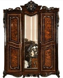 Шкаф Джоконда 3-дверный корень дуба глянец