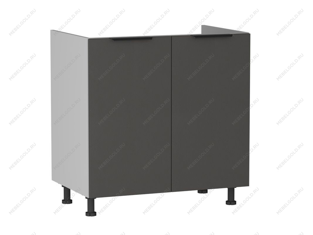 Стол под мойку СМ-80, Ватель (800*520*820) Экокожа Серый, 23311