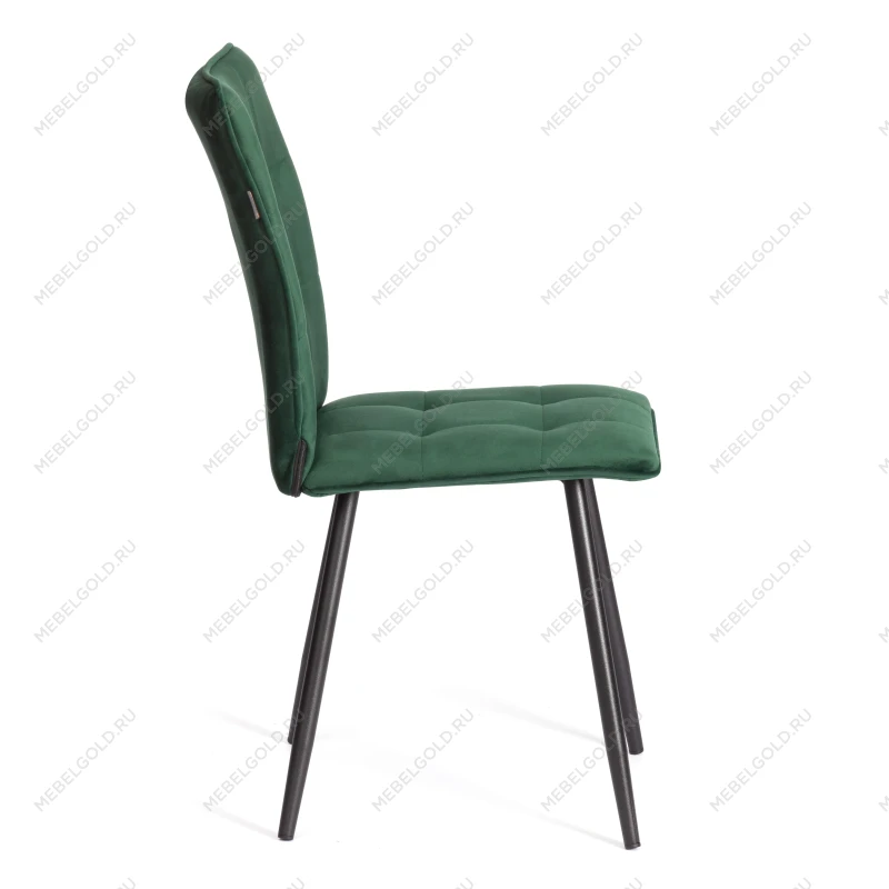 Стул обеденный Bari (2 шт. в упаковке), LT, велюр, Deep Forest (изумруд), 41х55х89 см | изображение 1