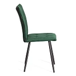 Стул обеденный Bari (2 шт. в упаковке), LT, велюр, Deep Forest (изумруд), 41х55х89 см | изображение 1