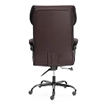 Кресло Chief metalBL, кож/зам/ткань, коричневый/коричневый стеганный, 36-36/36-36 стеганный/TW-24 | изображение 4