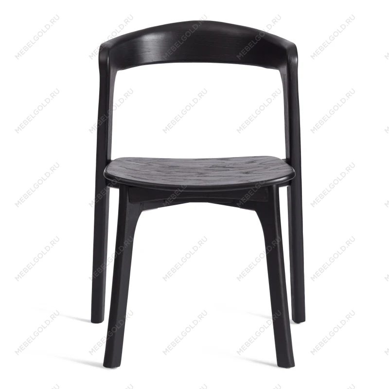 Стул ASGARD, дерево вяз, черный, 48х43х76 см | изображение 4