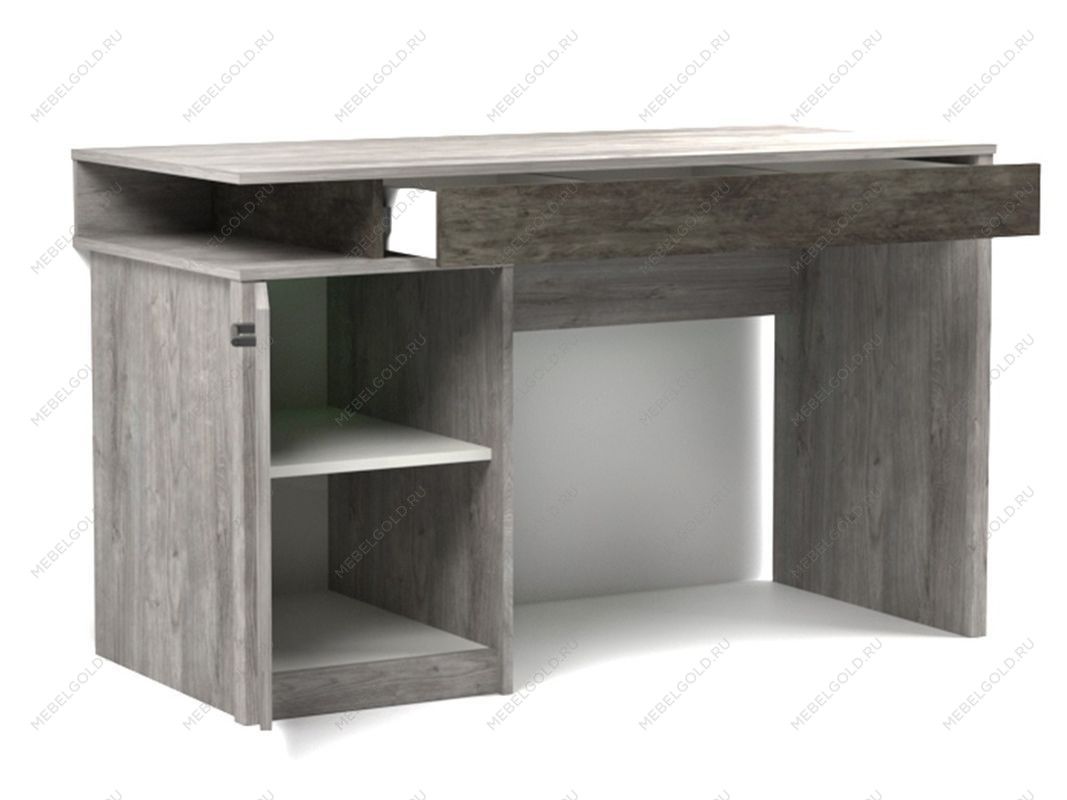 Стол письменный, Денвер (1300*600*780) Риббек серый, 11734 | изображение 2