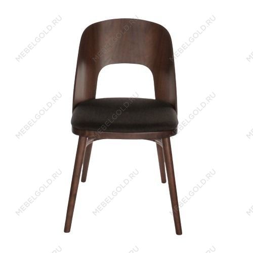 Лобня - Стул Антверпен коричневая ткань + спинка и ножки орех | изображение 2