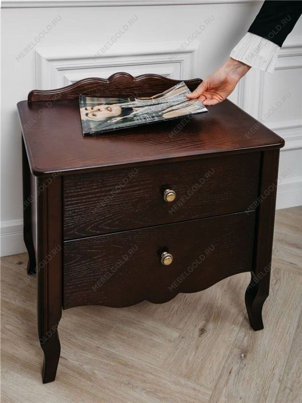 Тумбочка Версаль 2 ящика (орех) | изображение 5