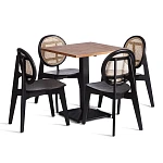 Стул FENRIR, дерево вяз, 42х45х85 см, черный | изображение 5