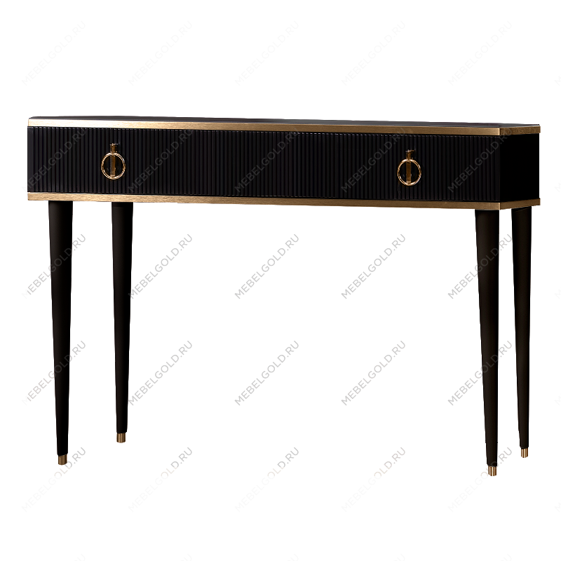 Лобня - Стол туалетный Римини СОЛО (черная золото) РМСТ-1 (s)