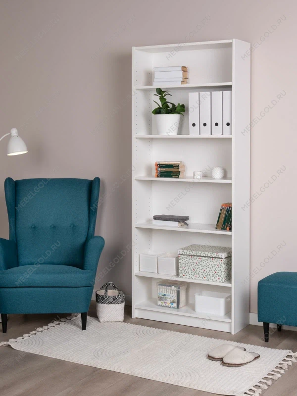 Стеллаж Варма Стэнд 78х198х28, белый | изображение 1