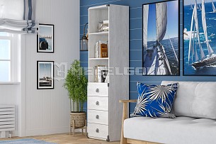 Стеллаж Индиана JREG4SO/50 сосна каньон