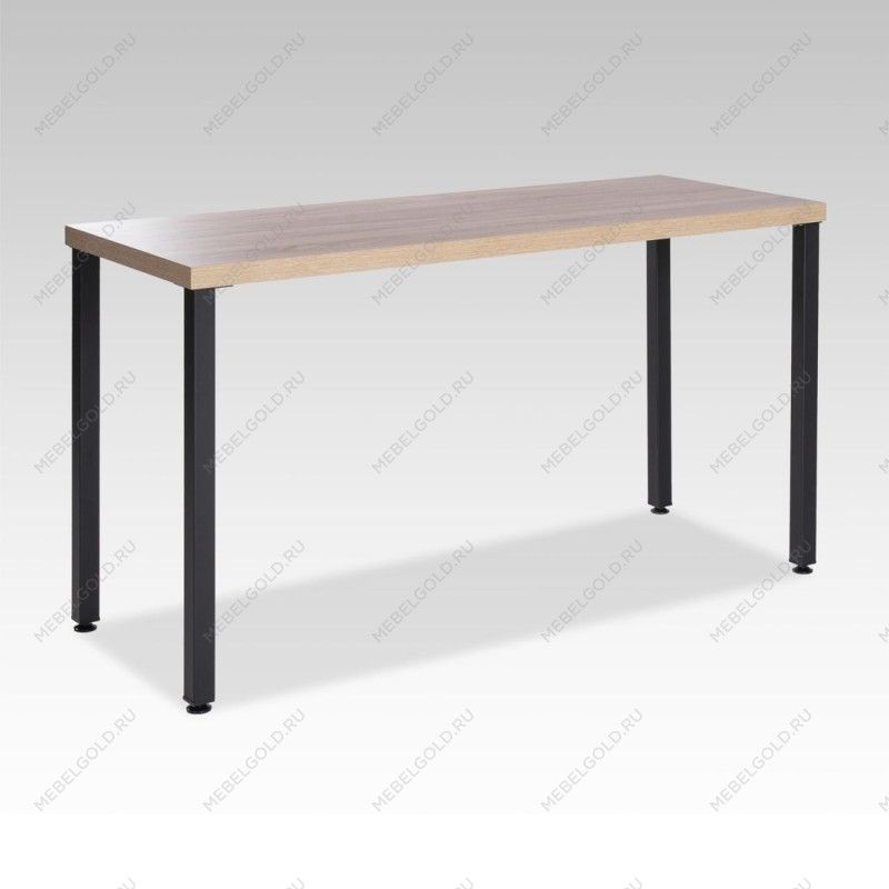 ИНГАР 2/ТТ стол письменный 140x75x55, дуб беленый/черный
