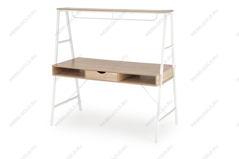 Стол компьютерный HALMAR B48 (дуб сонома/белый) | изображение 1