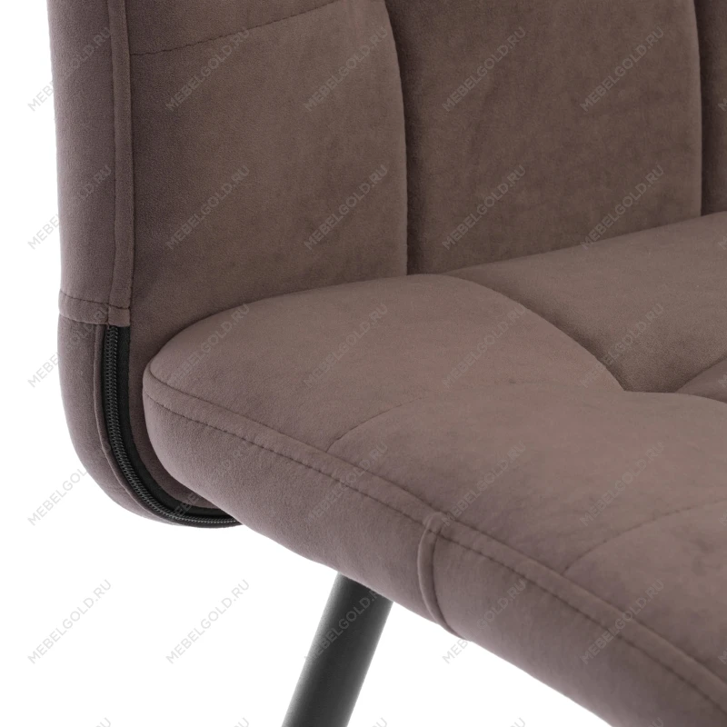 Стул обеденный Medeo, велюр, коричневый, 6, 47х56х89 | изображение 6