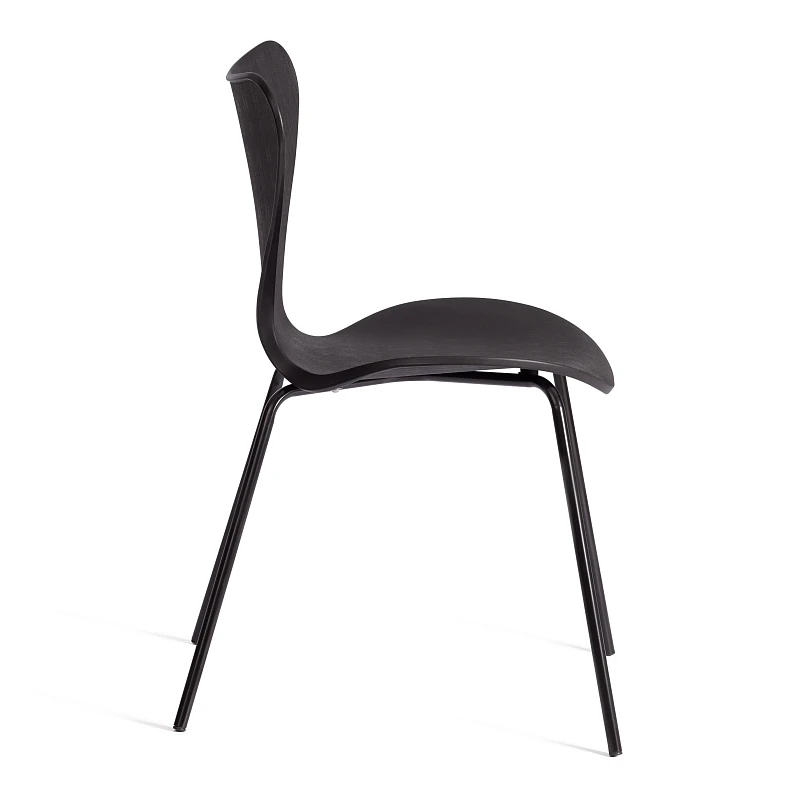 Стул Jacobsen (mod DC 102-1), пластик/металл, 45 х 54.5 х 80 см, Black (Черный) / Black (Черный) | изображение 1