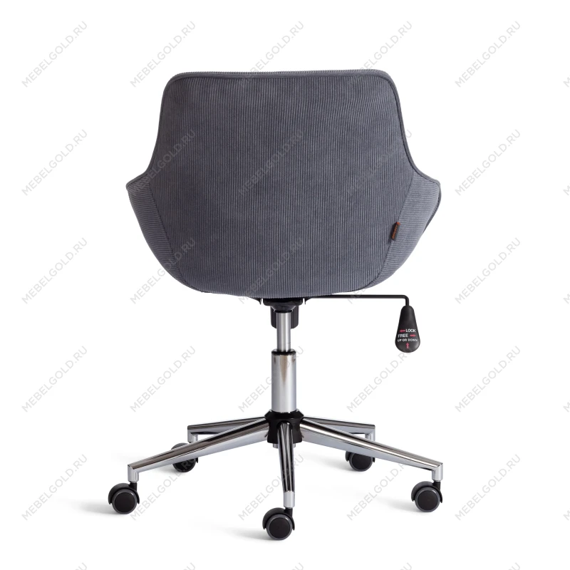 Кресло DUBLIN хром, вельвет, графит | изображение 3