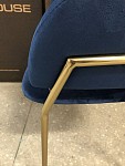 м. Римская - Стул Пиза темно-синий бархат ножки матовое золото | изображение 6