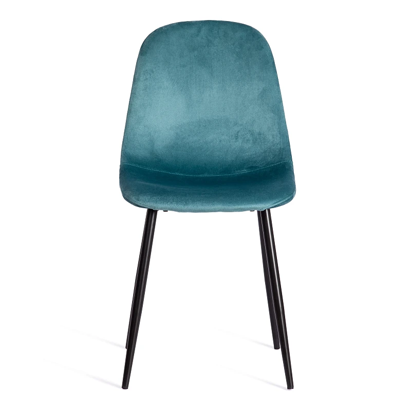 Стул BREEZE (mod. 4724), Велюр/металл, 44 х 53 х 87 см, Torquoise (бирюзовый ) HLR60 / черный | изображение 4