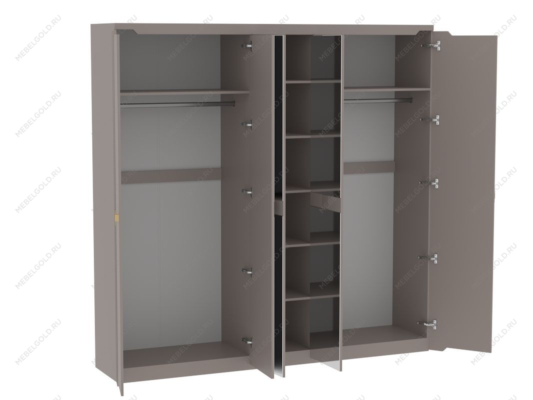 Шкаф 5 дверный, Сиде (2312*523*2304) Мокко, 12612 | изображение 1