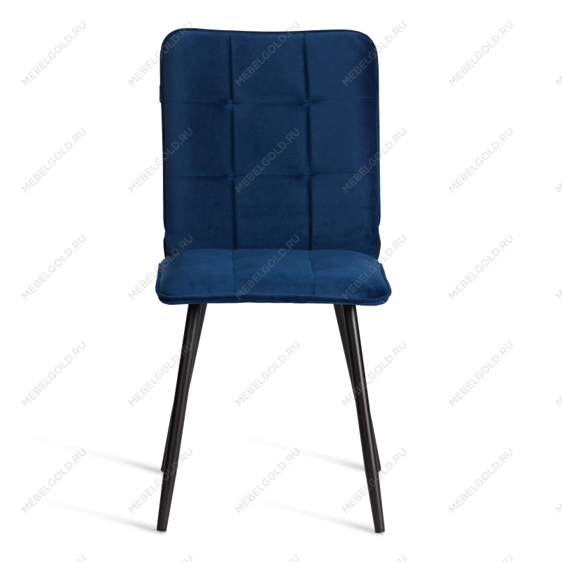 Стул обеденный Bari (2 шт. в упаковке), LT, велюр, Blue (синий), 41х55х89 см | изображение 4