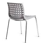 Стул SKALBERG (mod. C-084-A), металл/пластик, 46 х 56 х 79 см, Grey (серый) / Chrome (хром) | изображение 2