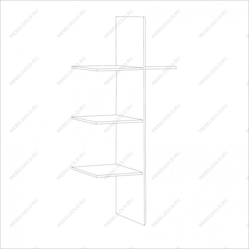 м. Марьина Роща - Полки со штангой Натали для 2-ств шкафа