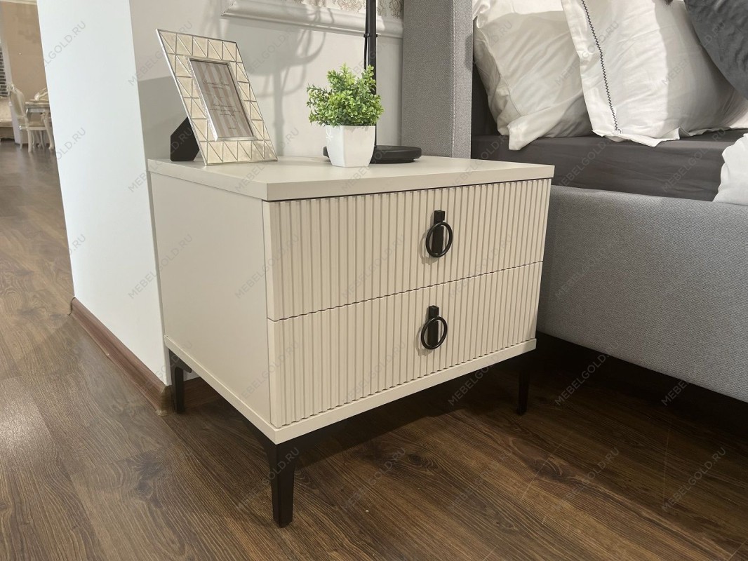 Тумба прикроватная Стелла светло серый камень | изображение 1