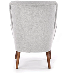 Кресло Halmar BISHOP (светло-серый/орех) | изображение 6