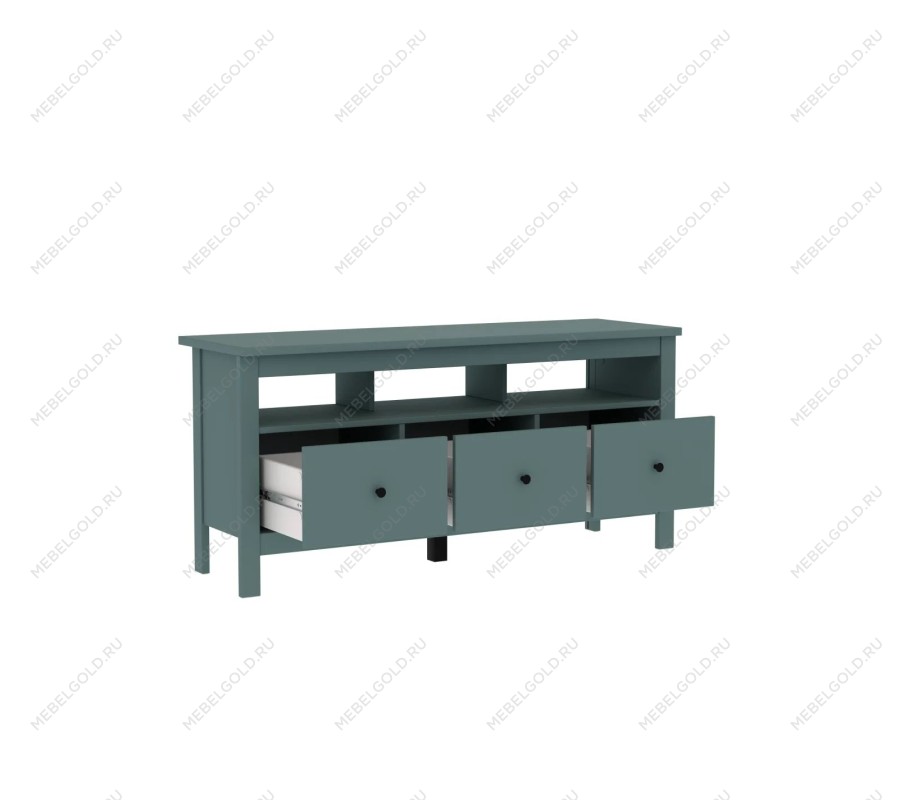 САГА тумба 3 ящика темно-бирюзовая | изображение 1