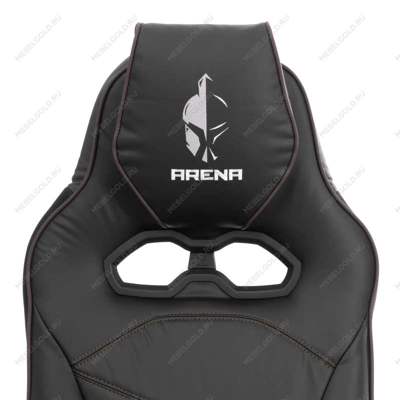 Кресло Arena metalBL, кож/зам, черный/черный карбон, 36-6/карбон черный | изображение 7