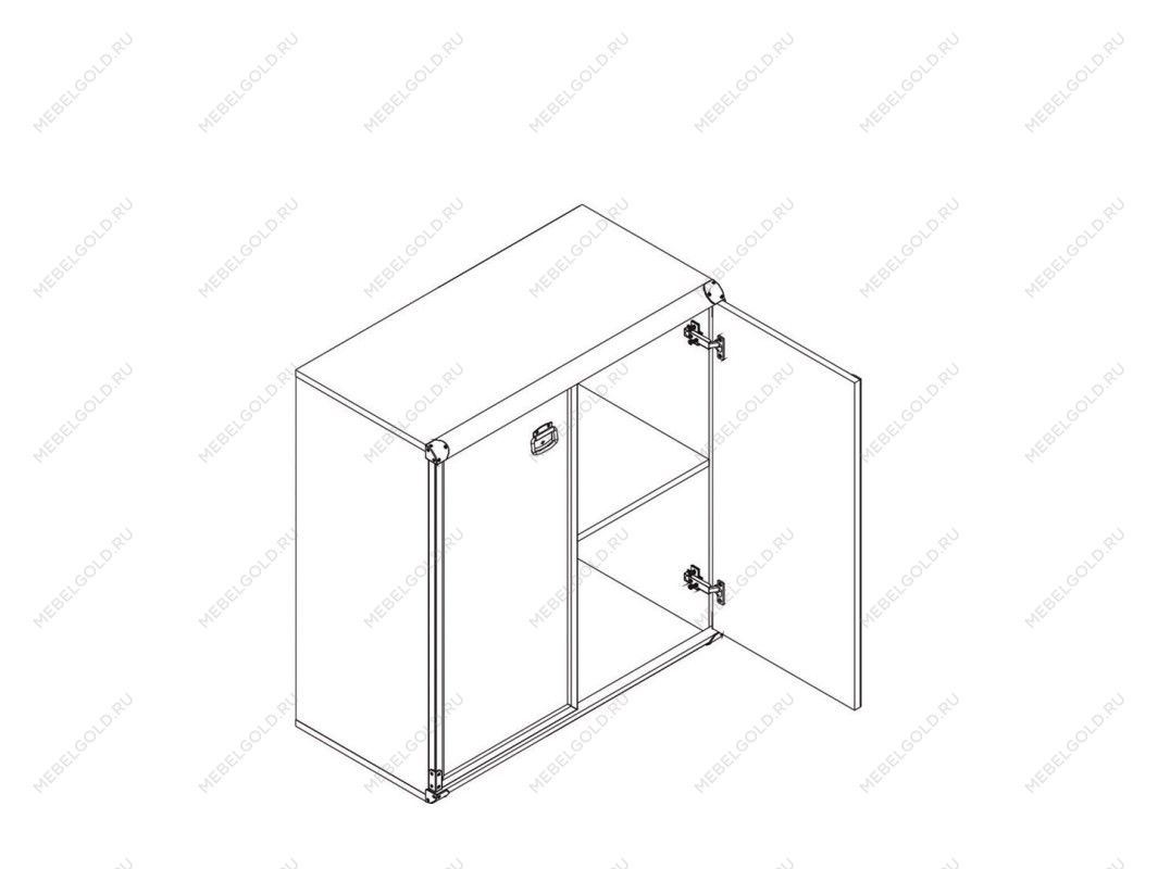 Тумба Индиана JKOM2D сосна каньон | изображение 1