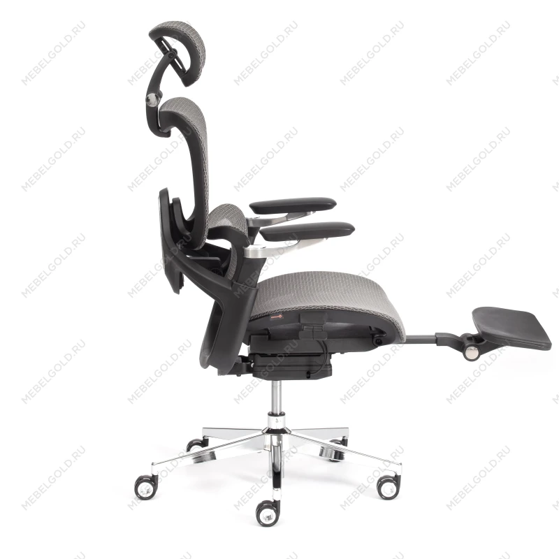 Компьютерное кресло Sakura, сетка, серый | изображение 3