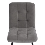 Стул обеденный Medeo, флок, серый/черный, 29, 47х56х89 | изображение 5