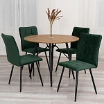 Стул обеденный Bari, LT, велюр, Deep Forest (изумруд), 41х55х89 см | изображение 9