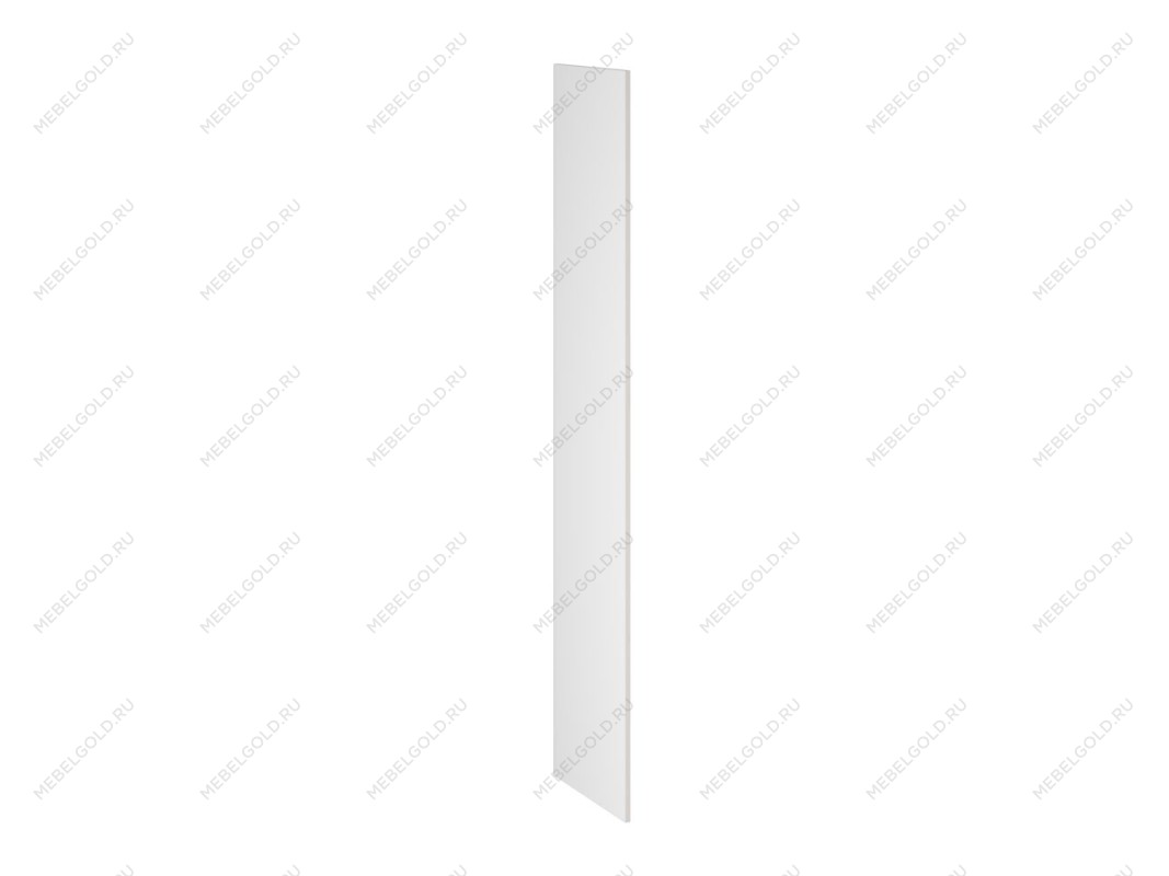 Бок замена шкафа-пенала 960 ПГ-60 правый, Виста (16*570*2306) Экокожа Белый, 25673