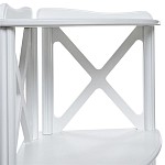 Этажерка-стеллаж угловая Джульетта-3 (молочный дуб) | изображение 2