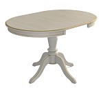 Стол Тейя (Эмаль 11/патина золото/шпон дуб) | изображение 1