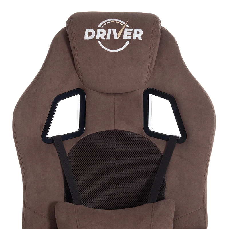 Кресло DRIVER (22), флок/ткань, коричневый, 6/TW-24 | изображение 6
